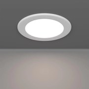 Eglo 901417- LED вградено осветително тяло за баня FUEVA LED/6,3W/230V pr. 11,9 cm IP44 бяло