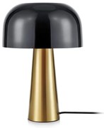 Настолна лампа от мед с черен абажур Blanca - Markslöjd