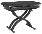 Разтегателна маса с повдигащ механизъм LESKO - черна