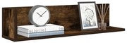 860035 vidaXL Стенни рафтове 2 бр опушен дъб 75x16,5x16,5 см инженерно дърво