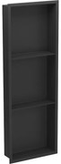 Mexen X-Wall-R вградена рафт с обшивка и рафт 90 x 30 см, черен - 1970903010S