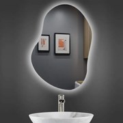 Огледало за баня LED осветление LM Shadow Gaze, фигурно, 800×800мм