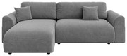Сив разтегателен ъглов диван (променлив) Lorine – Ropez