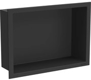 Mexen X-Wall-R вградена лавица с яка 30 x 20 см, черна - 1970302010