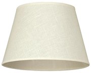 Абажур КАМЕЛОТ КРЕМ - конус, долно окачване, Е27