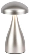 LED регулируема презареждаема настолна лампа LED/1W/5V 3000-6000K 1800 mAh сребр