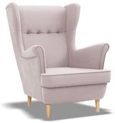 Удобен фотьойл в меко розово