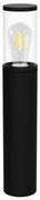 RABALUX 7503 Wellington, външна стояща лампа, матово черен алуминиев корпус, прозрачен абажур, E27 1xMAX 60W, IP44, D9xH80cm - 7