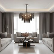 Висящо Таванно Осветление APP1678-8CP Сиво