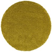 Зелен килим Aqua Liso, ø 100 cm - Universal