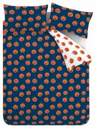 Синьо -оранжево единично спално бельо 135x200 cm Halloween Pumpkins – Catherine Lansfield