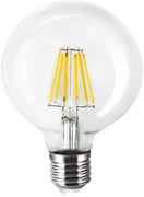 Лампа LED нажежаема жичка InLight E27 G95 8W 2700K Dimmable