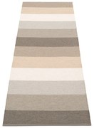 Сива и бежова пътека за открито и закрито 70x200 cm Molly Clay – Pappelina