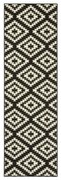 Черно-бяла пътека , 80 x 200 cm Basic Nordic - Hanse Home