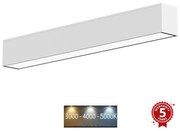 Sinclair LSM 24-40CCT - LED Плафониера LSM LED/40W/230V 120 см сребрист