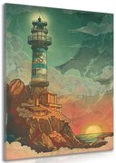 Картина на платно – Приказен фар