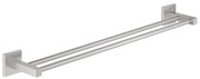 GROHE 41104DC0 - Двоен държач за кърпи QUICKFIX START CUBE 654 мм, неръждаема стомана