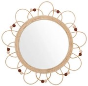 Детско огледало atmosphera La campagne, 38 cm, Ратан
