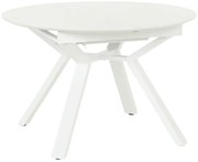 Разтегателна трапезна маса BOSTON - бяла