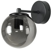 Аплик ГАРДА, черен/сив, 1xE27