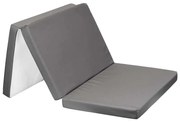 KIKKA BOO Сгъваем матрак полиестер 59/118/5 см. DARK GREY
