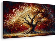 Картина на платно – Светещо дърво на живота през есента