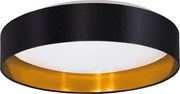 Eglo 55267 - LED таванно осветително тяло MASERLO LED/16W/230V Ø 40,5 см черно/медно