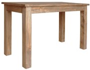 244496 vidaXL Трапезна маса, масивно махагоново дърво, 120x60x77 cм