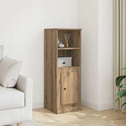 857150 vidaXL Висок шкаф, дъб артизан, 36x35,5x103,5 см, инженерно дърво