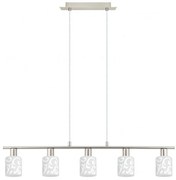 Eglo - LED полилей MY CHOICE 5xE14/4W/230V хром/бял