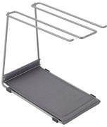 Стоманен държач за чаши за вино в сребристо Calix - Metaltex