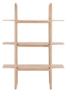 Библиотека за книги от масивна дъбова дървесина , височина 140 cm Muse - Gazzda