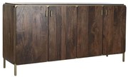 Бюфет DKD Home Decor Кафяв Стомана Дърво манго 160 x 40 x 81 cm