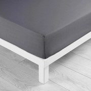 Антрацитен еластичен чаршаф от микрофибър 90x190 cm Oscar – douceur d'intérieur