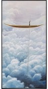 Арт.54985 Картина Cloud Boat 60x120см