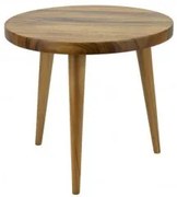 Horecano - Дървена стойка за бюфет с крачета кръгла ф28xh25см АКАЦИЯ ALAS-(SWRS-050118-B5L)