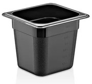 Plast Port - Поликарбонатен гастронорм черен 1/6 h150мм 176х162мм 2.2л (PCP16150)(6116150)