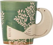 Зелена керамична чаша за капучино 260 ml Hezha – Bloomingville