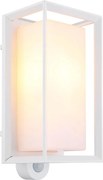 Globo 31982WS - Екстериорен аплик със сензор LOGANA 1xE27/60W/230V IP44 бял