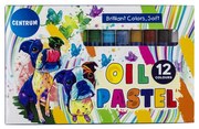 Маслени пастели Zoo Centrum 80590, 12 цвята, Мнгоцветен
