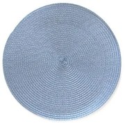 Horecano - Подложка за хранене кръгла ф38см светло синя PVC CN-(0193669)