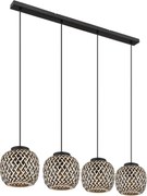 Globo 15766-4H - Пендел COLLY 4xE27/15W/230V