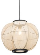 Смарт висяща лампа кафява 48 см вкл. Wifi G95 - Rob