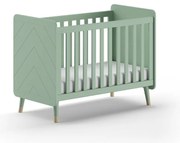 Детско креватче от масивен бор в петролен цвят 60x120 cm BILLY – Vipack