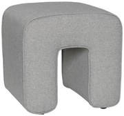 Сива табуретка Sculpture – Hübsch