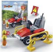 BanBao - Мини конструктор Пожарникарско бъги