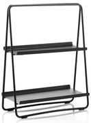 Черен метален рафт 43x58 cm A-Table - Zone