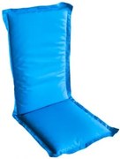 Възглавница за стол двойна 115 х 50 см - Синя