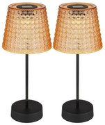 Globo 36634-2A - Комплект 2x LED соларни лампи SOLAR LED/0,06W/3V IP44 оранжеви