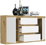 Просторен скрин R-140-S3 - различни цветови варианти артисън микс бяло